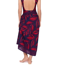 Magicsuit Rossobleu Embroidered Hem Pareo Swim Cover-Up