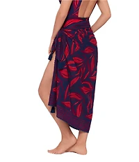 Magicsuit Rossobleu Embroidered Hem Pareo Swim Cover-Up