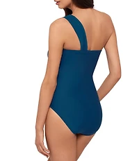 Magicsuit Solid Goddess Convertible Shaping One Shoulder One Piece Swimsuit