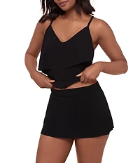 Magicsuit Solids Jersey Tennis Swimsuit Skirt