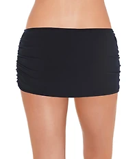 Magicsuit Solids Shirred Swim Skirt