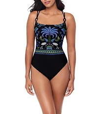 Magicsuit Taj Mahal Georgie Square Neck One Piece Swimsuit