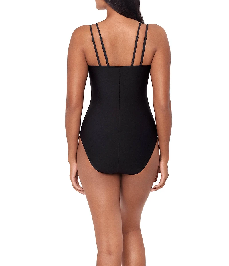 Magicsuit Taj Mahal Georgie Square Neck One Piece Swimsuit