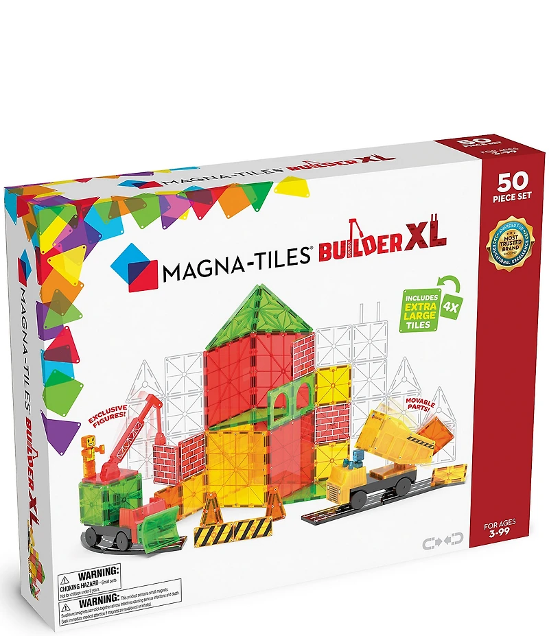 Magna-Tiles® Builder XL 50- Piece Set