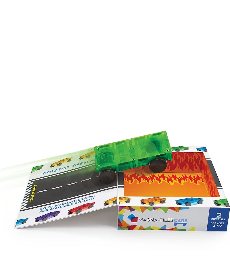 Magna-Tiles® STEM Approved Cars 2-Piece Expansion Set
