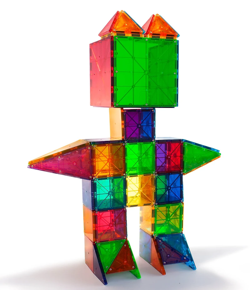 Magna-Tiles® STEM Approved Clear Colors 100-Piece Set