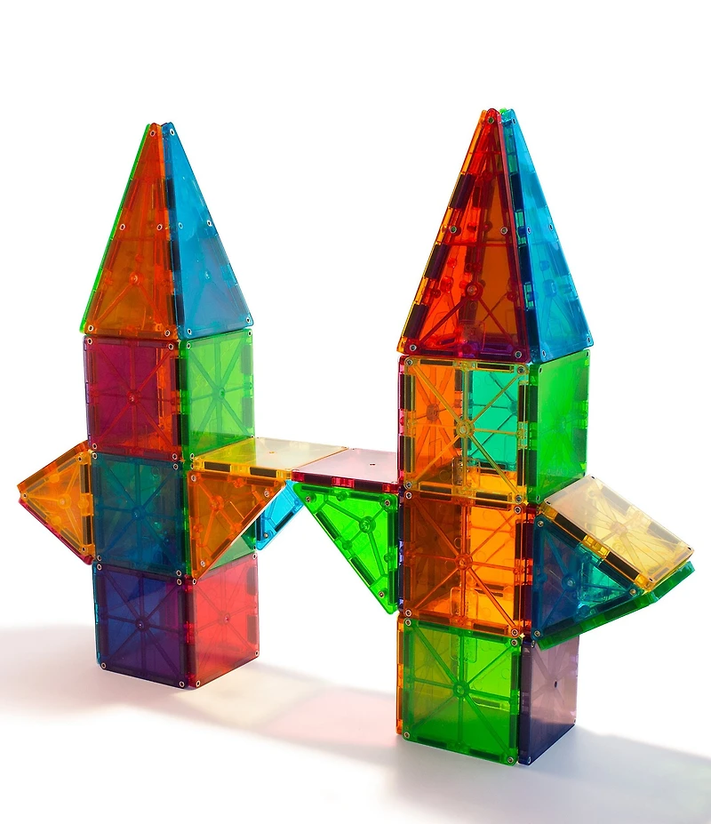 Magna-Tiles® STEM Approved Clear Colors 100-Piece Set