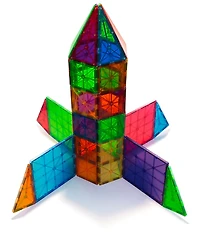 Magna-Tiles® STEM Approved Clear Colors 100-Piece Set