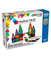 Magna-Tiles® STEM Approved Clear Colors 100-Piece Set
