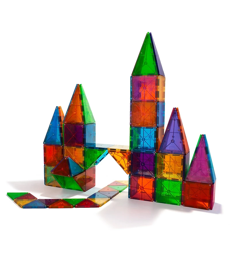 Magna-Tiles® STEM Approved Clear Colors 100-Piece Set