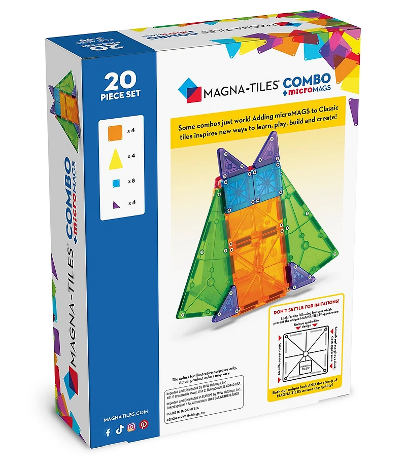 Magna-Tiles® Combo 20-Piece Set