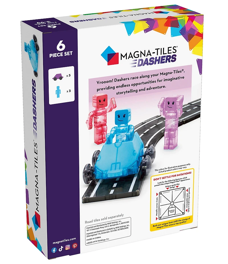 Magna-Tiles® Dashers 6-Piece Set
