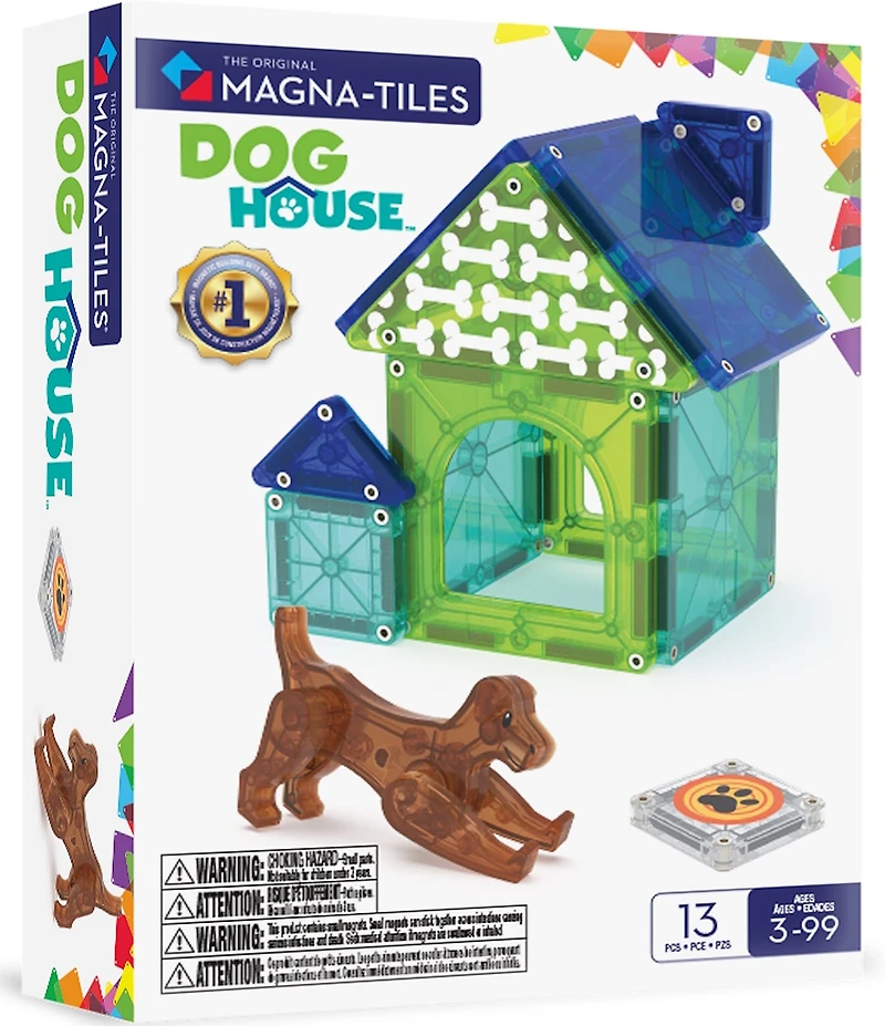 MAGNA-TILES® Dog House™ 13-Piece Set