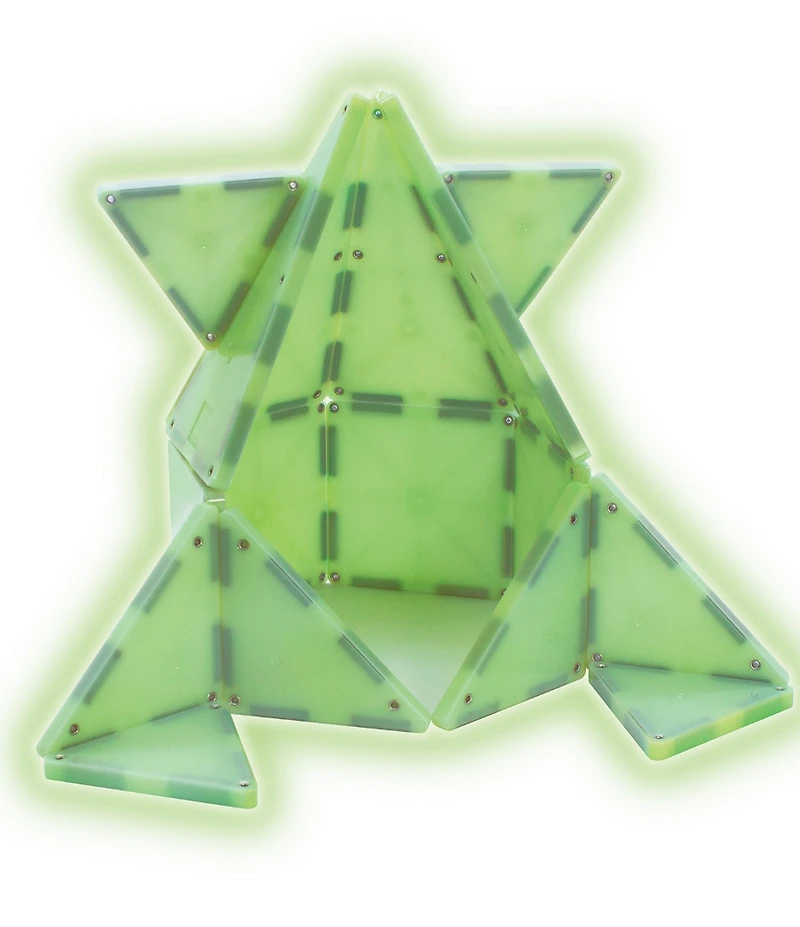 Magna-Tiles® Glow in the Dark 16-Piece Set