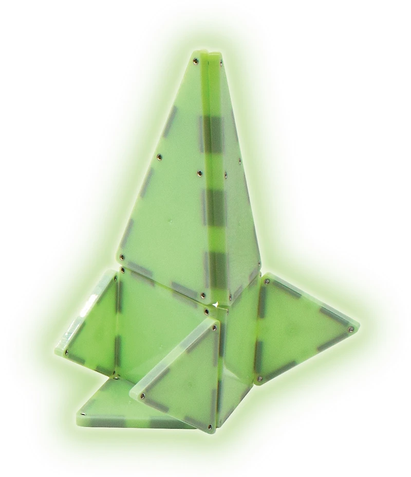 Magna-Tiles® Glow in the Dark 16-Piece Set