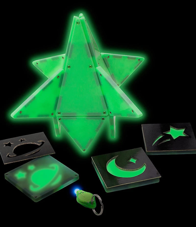 Magna-Tiles® Glow in the Dark 16-Piece Set