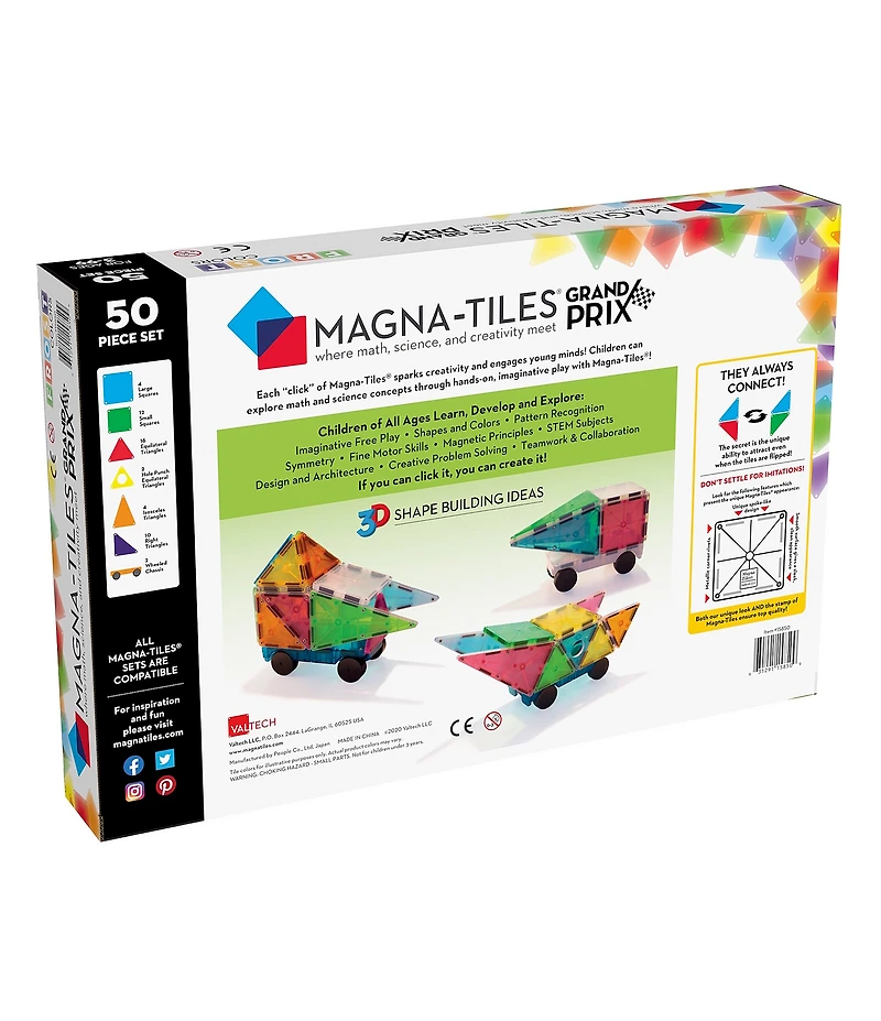 Magna-Tiles® Grand Prix 50-Piece Set