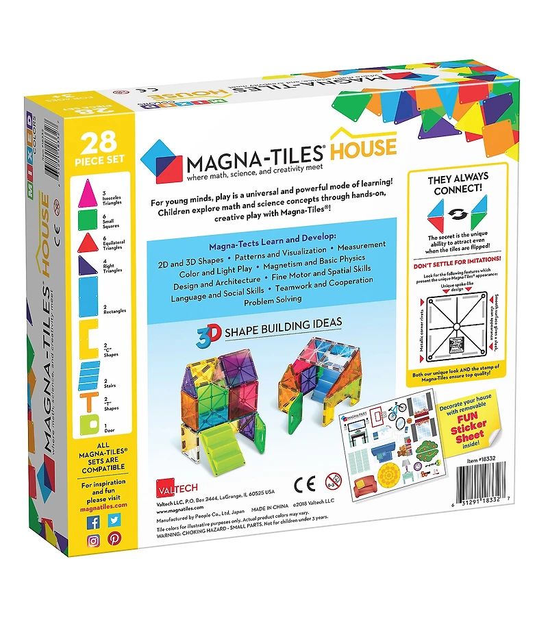 Magna-Tiles STEM House 28-Piece Set