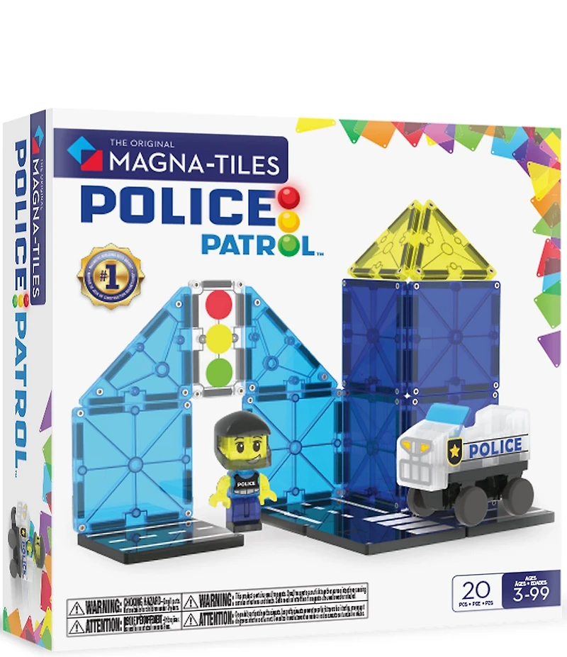 MAGNA-TILES® Police Patrol™ 20-Piece Set