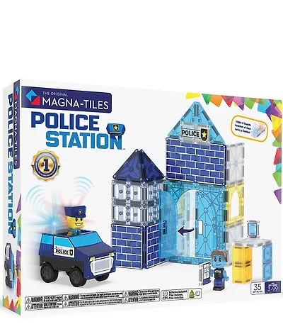 MAGNA-TILES® Police Station™ 35-Piece Set