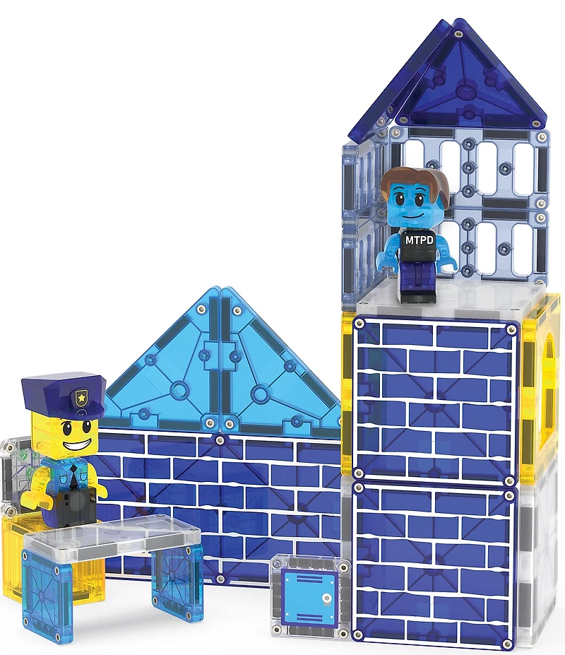 MAGNA-TILES® Police Station™ 35-Piece Set
