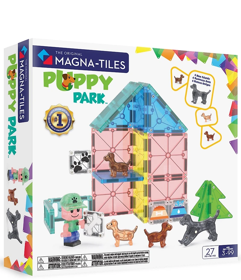 MAGNA-TILES® Puppy Park™ 27-Piece Set