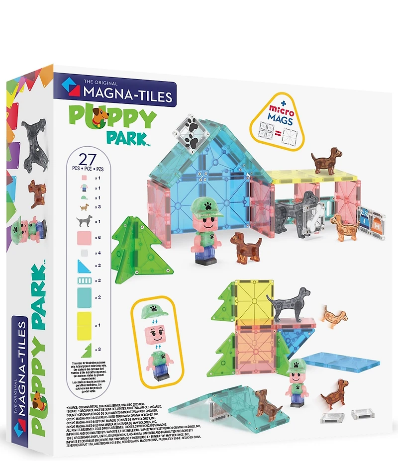 MAGNA-TILES® Puppy Park™ 27-Piece Set