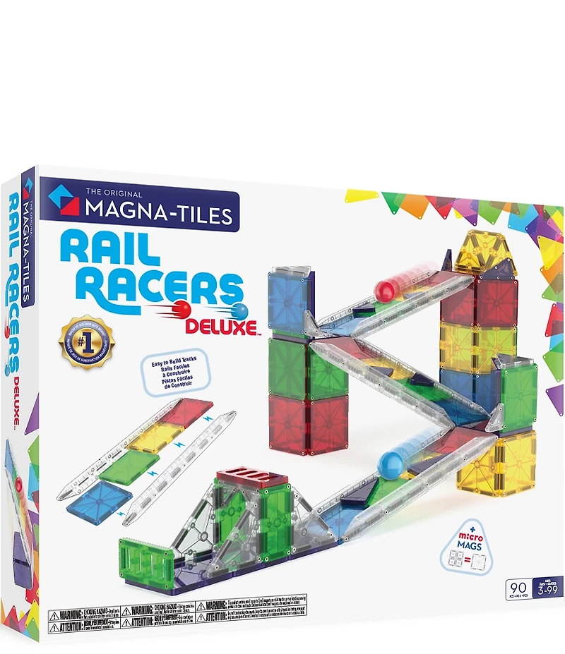 Magna-Tiles® Rail Racers Deluxe™ 50-Piece Set
