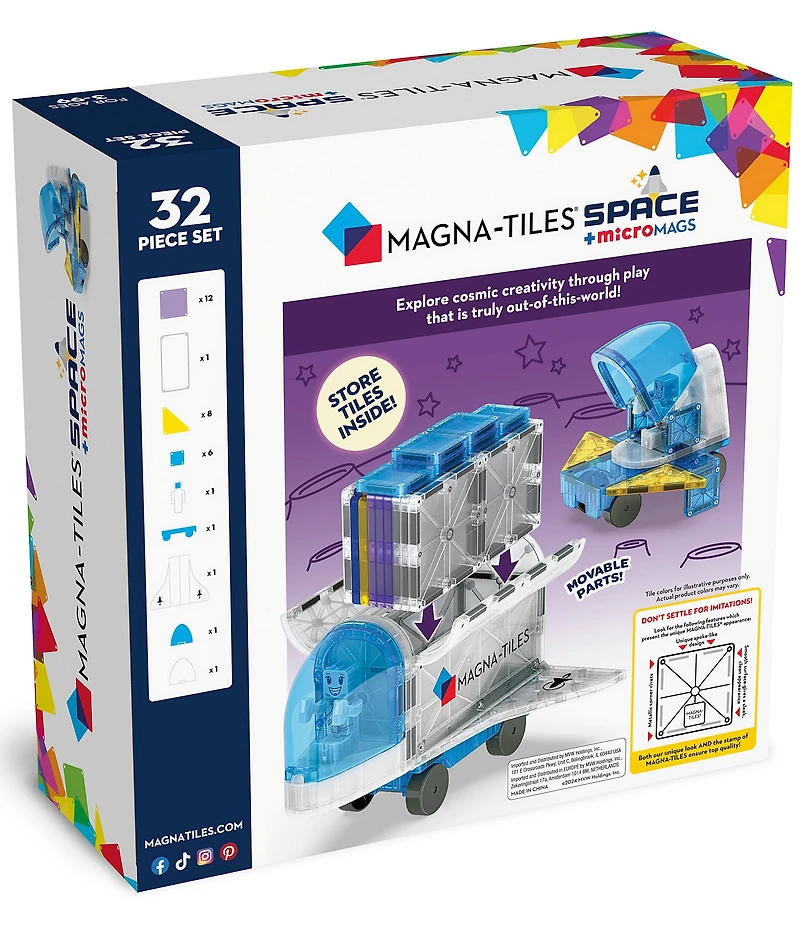 Magna-Tiles STEAM Space 32-Piece Set