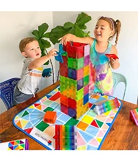 Magna-Tiles® Storage Bin To Interactive Play-Mat