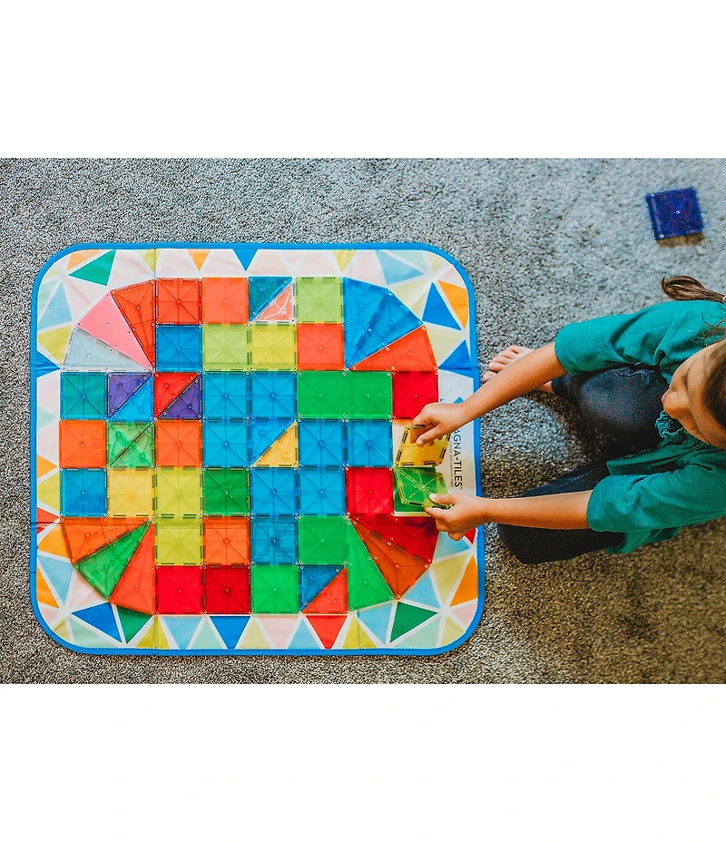 Magna-Tiles® Storage Bin To Interactive Play-Mat