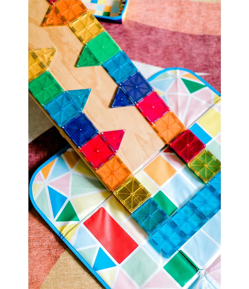 Magna-Tiles® Storage Bin To Interactive Play-Mat