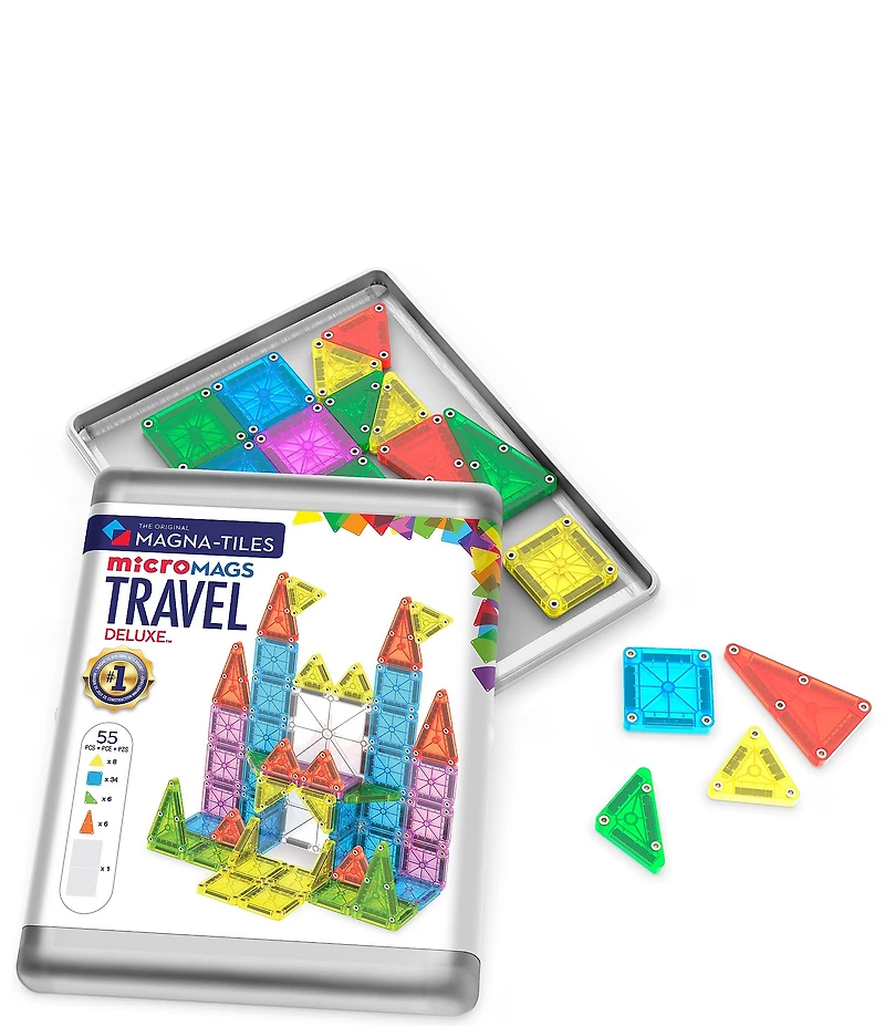 MAGNA-TILES® Travel Set Deluxe™ 55-Piece Set