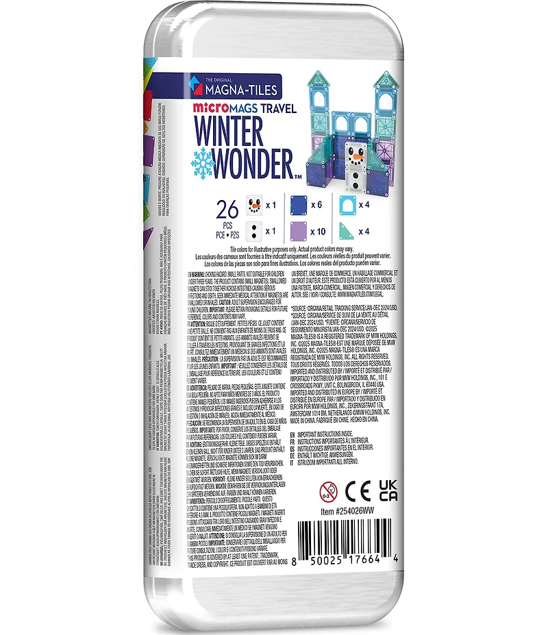 Magna-Tiles® Winter Wonder 26-Piece Travel Set