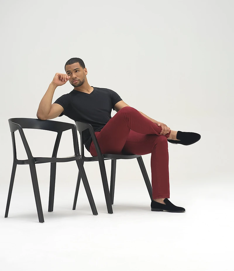 Magnanni Men's Dorio Venetian Velvet Grosgrain Piping Slip-On Loafers