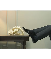 Magnanni Men's Dorio Venetian Velvet Grosgrain Piping Slip-On Loafers