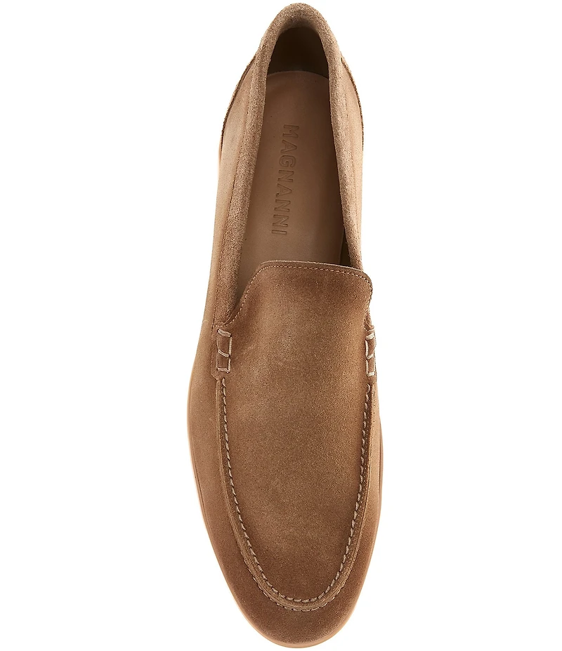 Magnanni Men's Beignet II Suede Leather Venetian Loafers