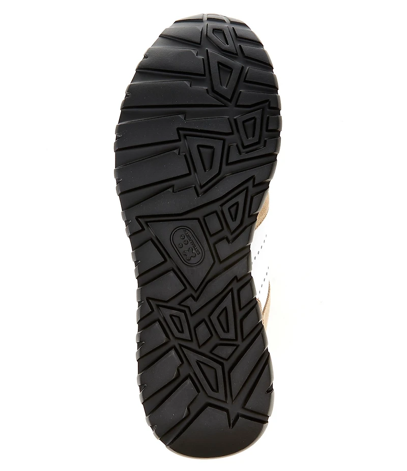 Magnanni Men's Cairo Perforated Leather and Suede Sneakers