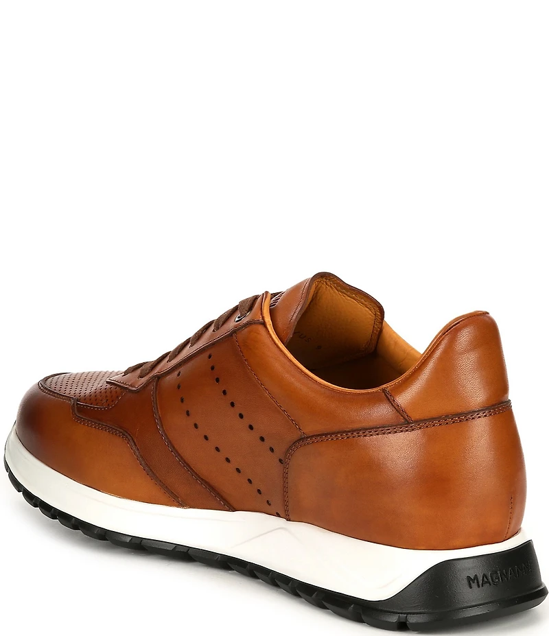 Magnanni Men's Cairo Perforated Leather Sneakers