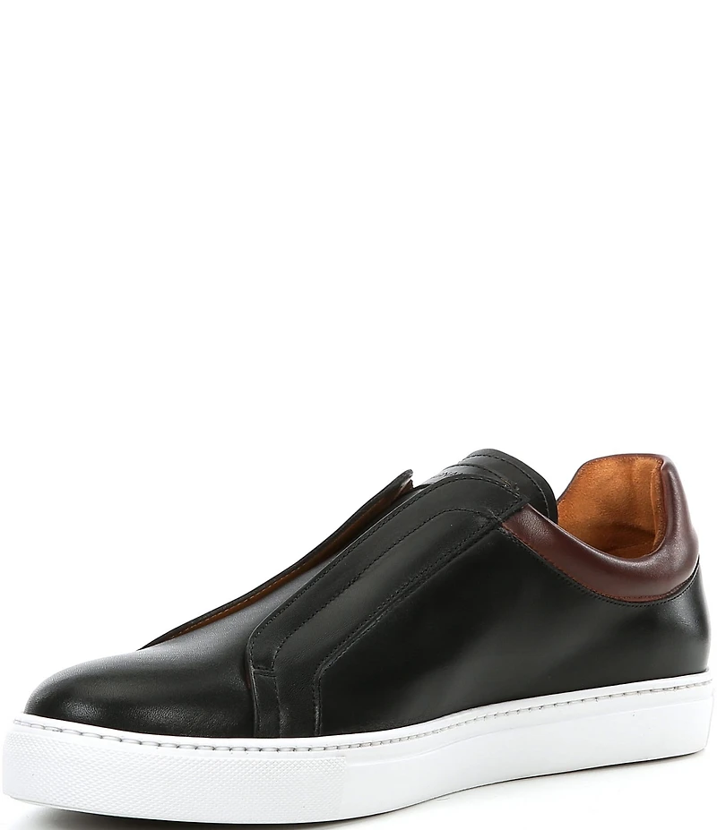 Magnanni Men's Fiore Leather Slip-On Dress Sneakers