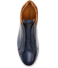 Magnanni Men's Fiore Leather Slip-On Dress Sneakers