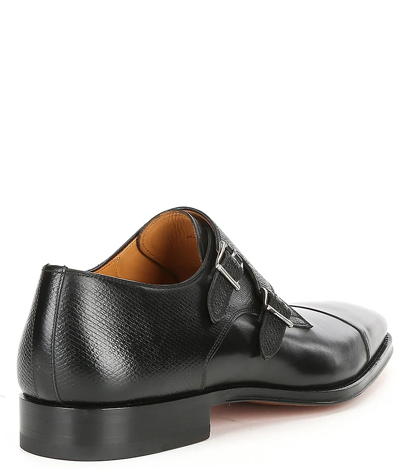 Magnanni Men's Jaden Double Monk Strap Dress Oxfords