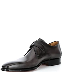 Magnanni Men's Marco II Monk Strap Leather Dress Shoes