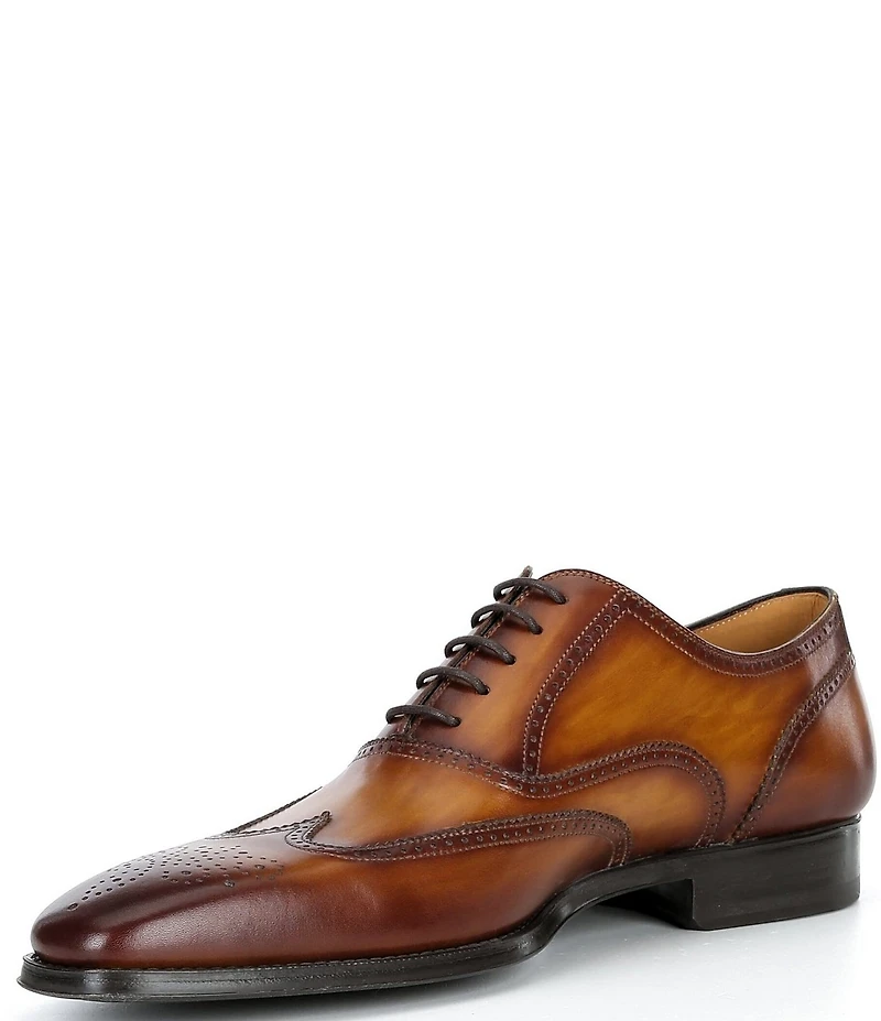 Magnanni Men's Mateo Leather Wingtip Oxfords