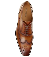 Magnanni Men's Mateo Leather Wingtip Oxfords