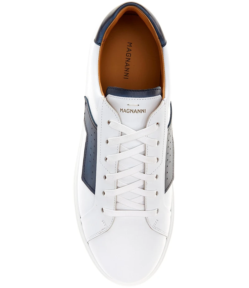 Magnanni Men's Phoenix Leather Slip On Sneakers