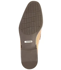 Magnanni Men's Salas Bit Buckle Leather Loafers