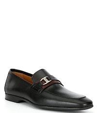 Magnanni Men's Soto Bit Buckle Leather Loafers