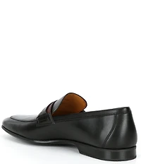 Magnanni Men's Soto Bit Buckle Leather Loafers