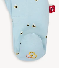 Magnetic Me Baby Boys Newborn-9 Months Long-Sleeve Honey Hill Footed Coverall